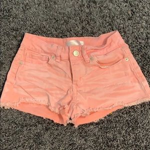 Salmon Pink Cheeky Shorts